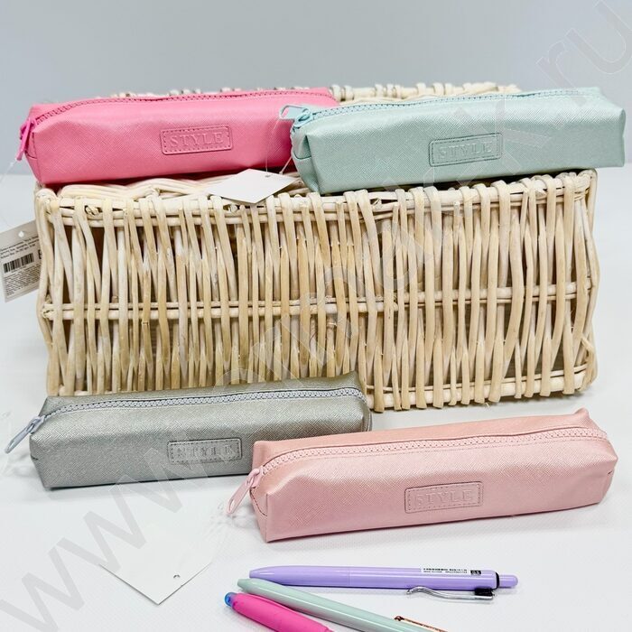 Пенал-косметичка "Style Metallic" 20*5*3,5см. /ассорти, полиэстер | Фото 5