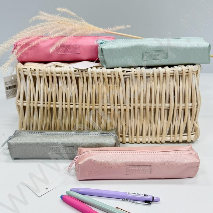 Пенал-косметичка "Style Metallic" 20*5*3,5см. /ассорти, полиэстер | Фото 6
