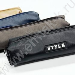 Пенал-косметичка "Style Casual" 20*5*3,5см. /ассорти, полиэстер NEW | Фото 4