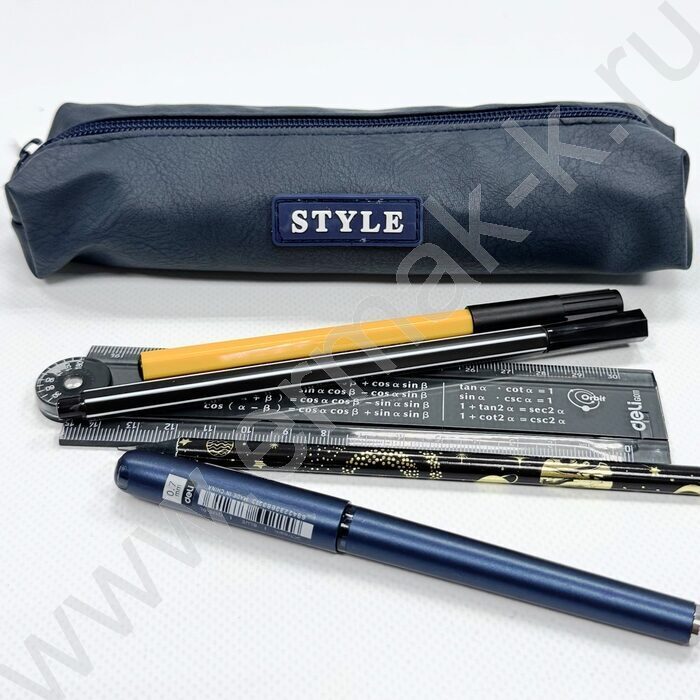 Пенал-косметичка "Style Casual" 20*5*3,5см. /ассорти, полиэстер | Фото 5