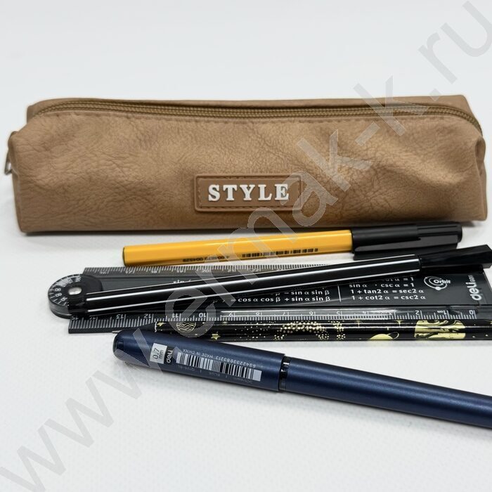 Пенал-косметичка "Style Casual" 20*5*3,5см. /ассорти, полиэстер | Фото 6