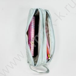 Пенал-косметичка "Style Metallic" 20*7*6см. металлик., /ассорти, полиэстер NEW | Фото 3