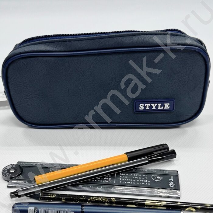 Пенал-косметичка "Style Casual" 21*9,5*6см. /ассорти, полиэстер | Фото 4