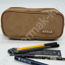 Пенал-косметичка "Style Casual" 21*9,5*6см. /ассорти, полиэстер NEW | Фото 6