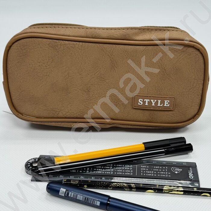 Пенал-косметичка "Style Casual" 21*9,5*6см. /ассорти, полиэстер | Фото 6