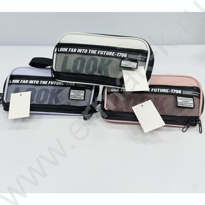 Пенал-косметичка "Look" 33*10*8см. /ассорти, полиэстер | Фото 2
