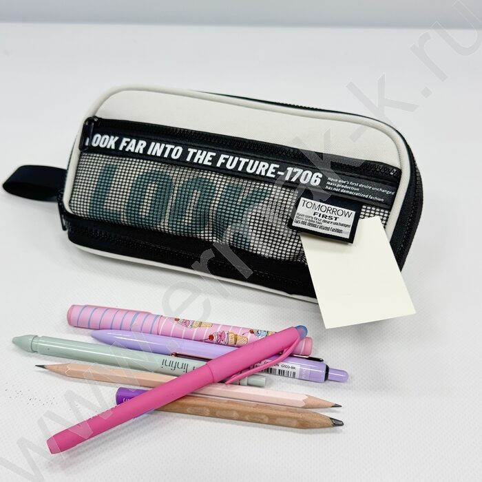 Пенал-косметичка "Look" 33*10*8см. /ассорти, полиэстер | Фото 4