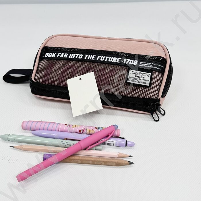 Пенал-косметичка "Look" 33*10*8см. /ассорти, полиэстер | Фото 5