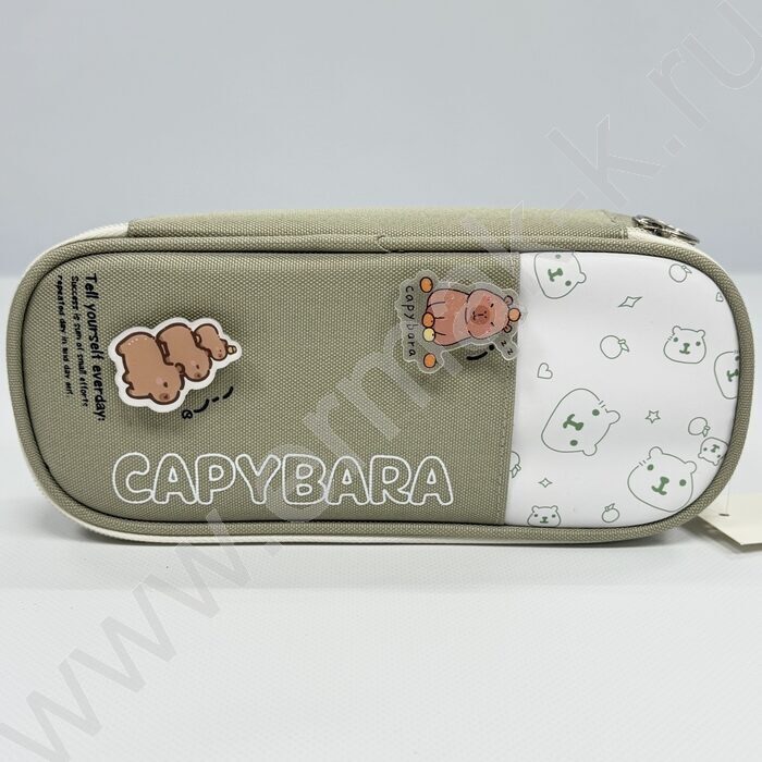 Пенал-косметичка "Capybara" 23*10*6см. /ассорти, полиэстер | Фото 5