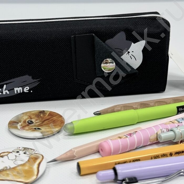 Пенал-косметичка "Cat" 20*6*4,5см. /ассорти, полиэстер | Фото 5
