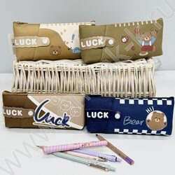 Пенал-косметичка "Lucky bear" 20*8*4см. /ассорти, полиэстер NEW | Фото 2