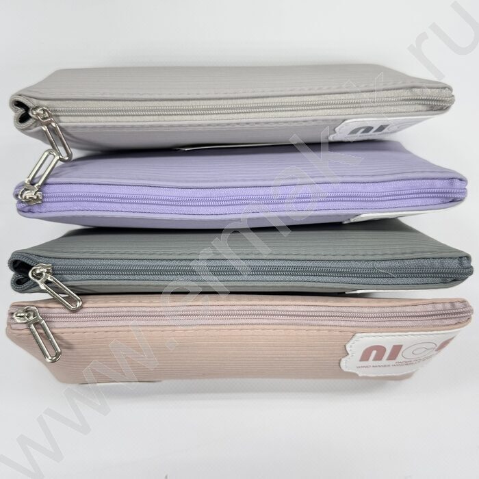 Пенал-косметичка "Nice" 20*8*4см. /ассорти, вельвет | Фото 2
