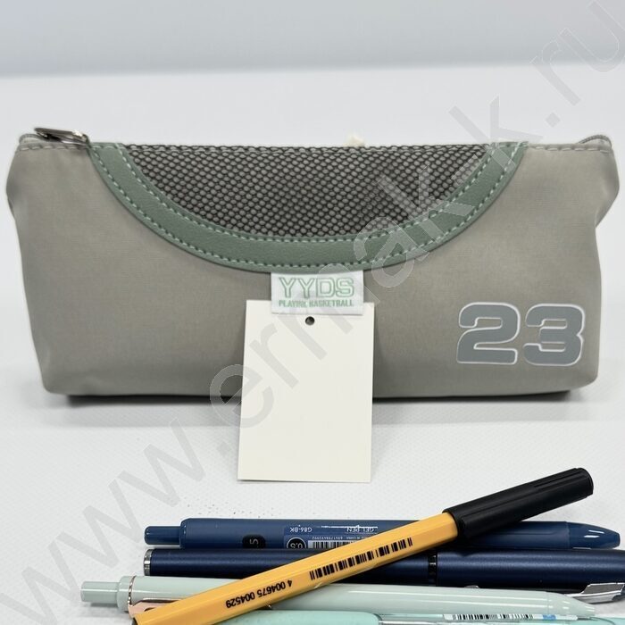 Пенал-косметичка "Basketball" 20*8*4см. /карман-сетка /ассорти, полиэстер | Фото 2