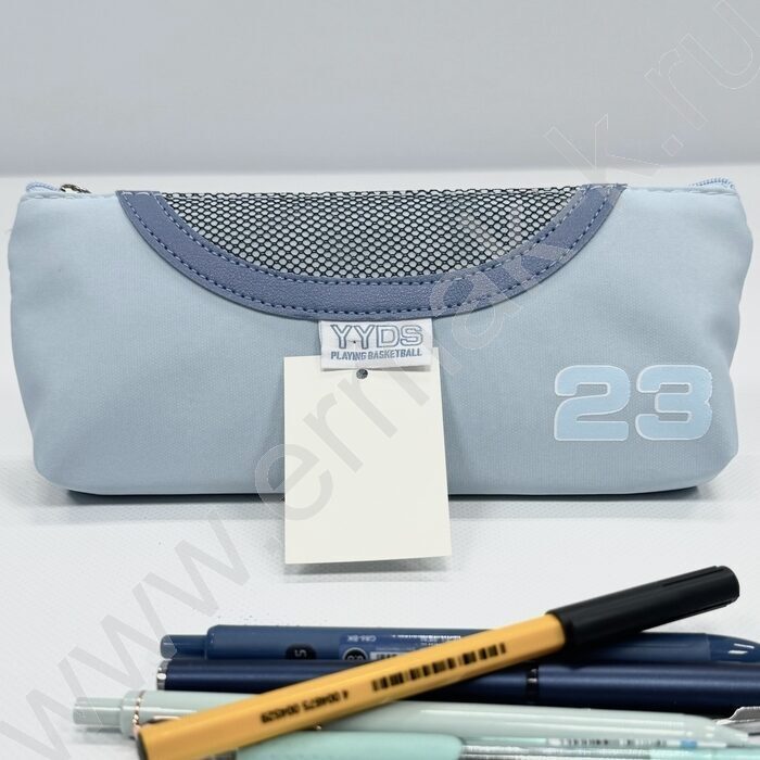 Пенал-косметичка "Basketball" 20*8*4см. /карман-сетка /ассорти, полиэстер | Фото 3