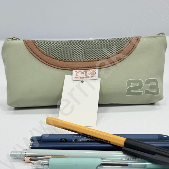 Пенал-косметичка "Basketball" 20*8*4см. /карман-сетка /ассорти, полиэстер | Фото 4
