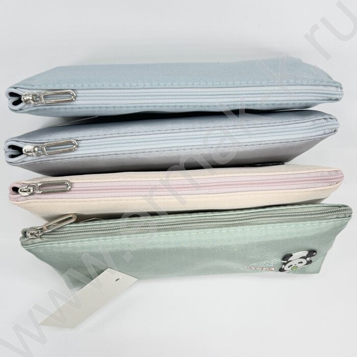 Пенал-косметичка "Panda" 22*8*4см. /ассорти,  полиэстер | Фото 2