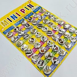Набор значков Ø 3см "Кошки" /48шт NEW | Фото 2