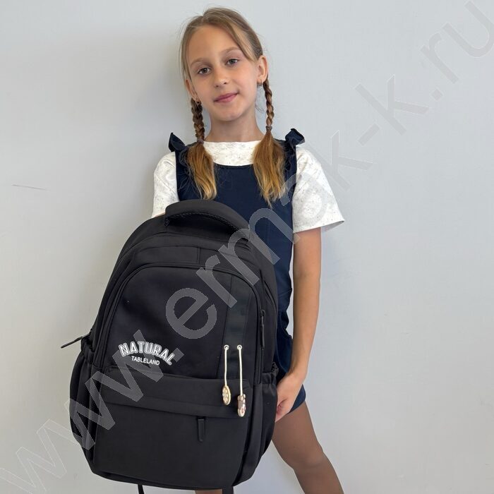 Рюкзак "Natural" 48*30*20см. /черный | Фото 6
