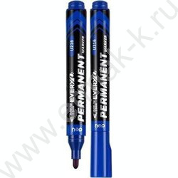 Маркер перм. /синий/ 2,5мм круг Everyu | Фото 1