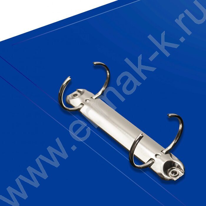 Папка 2 кольца 30мм  синяя /пластик 0,5мм | Фото 2