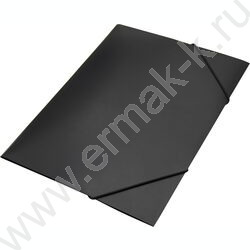 Папка на резинках 15мм черная /пластик 0,5мм | Фото 2