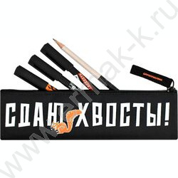 Пенал школьный полиэстер молния "Сдаю хвосты" | Фото 3