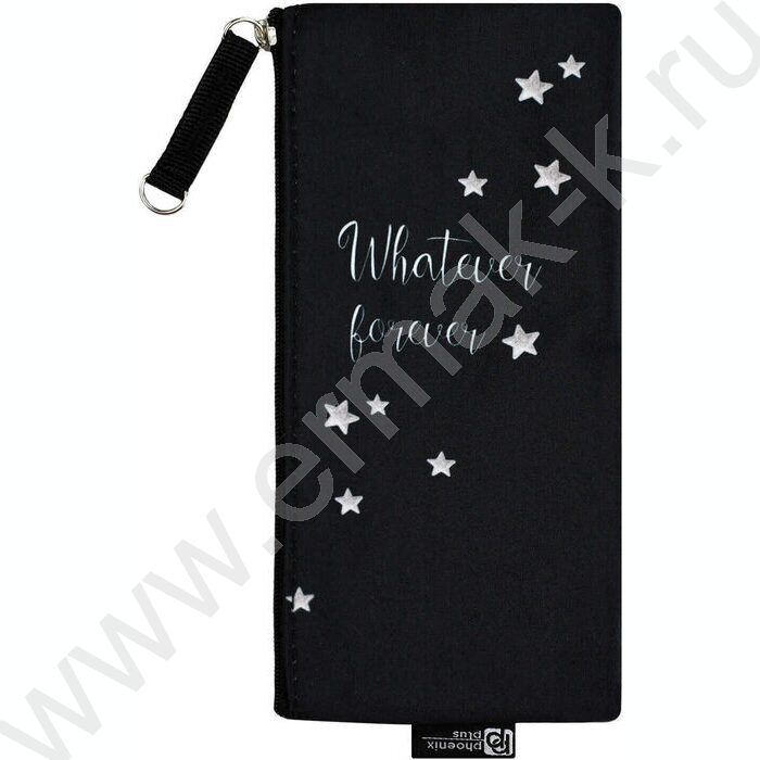 Пенал школьный микрофибра на ПВХ-основе молния "Девочка и зайка" | Фото 2