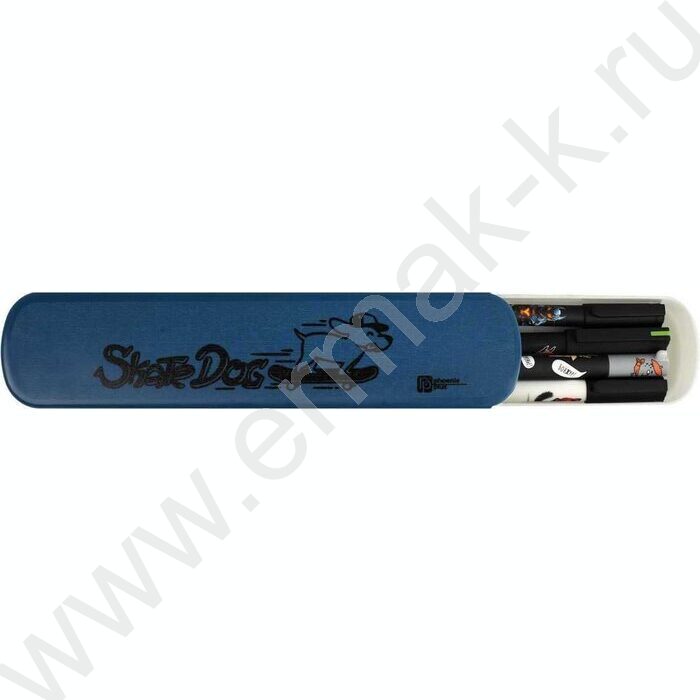 Пенал школьный полипропилен "Щенок на скейте" шелкография | Фото 5