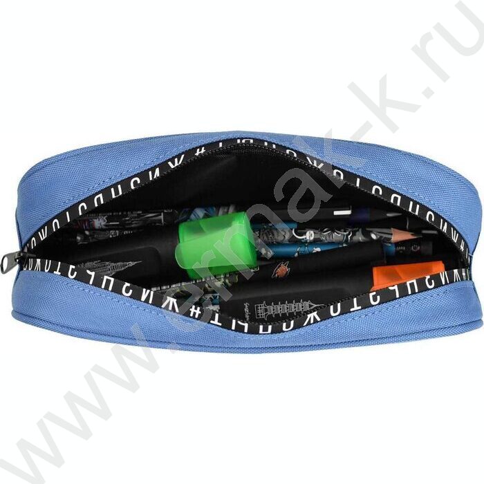 Пенал школьный полиэстер молния "Фразы с характером" | Фото 6