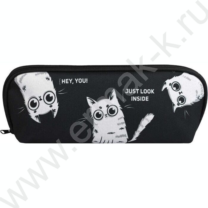 Пенал школьный полиэстер молния "Три кота" | Фото 2