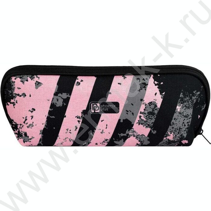 Пенал школьный полиэстер молния "Дерзкий розовый" | Фото 3