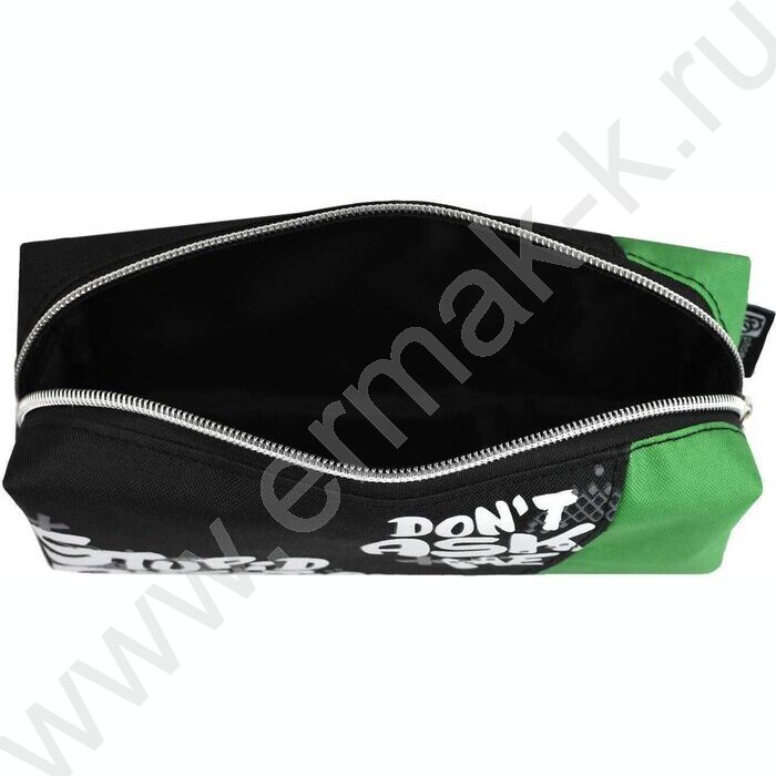 Пенал школьный полиэстер молния "Не задавай вопросов" шелкография | Фото 4