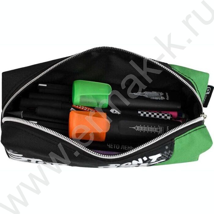 Пенал школьный полиэстер молния "Не задавай вопросов" шелкография | Фото 5