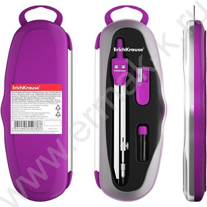 Готовальня  3предм Neon, пенал /ассорти | Фото 4