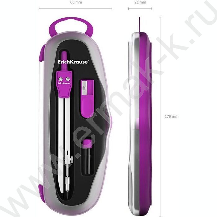 Готовальня  3предм Neon, пенал /ассорти | Фото 6