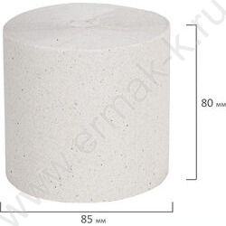 Бумага туалетная 1-сл "Добрый Моток" без втулки, 43м /серая | Фото 6