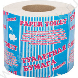 Бумага туалетная 1-сл "Мягкий знак" на втулке, 30м /серая | Фото 1