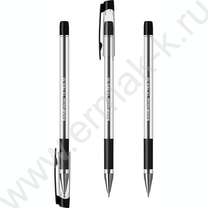 Ручка шар ULTRA-30 Stick&Grip Classic 0,7мм, черная | Фото 1