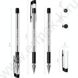 Ручка шар ULTRA-30 Stick&Grip Classic 0,7мм, черная | Фото 4