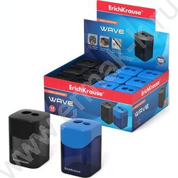 Точилка 2отв. пластик Wave ассорти | Фото 3