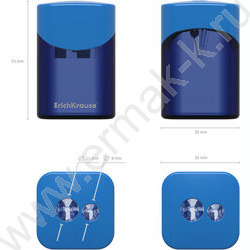 Точилка 2отв. пластик Wave ассорти | Фото 5