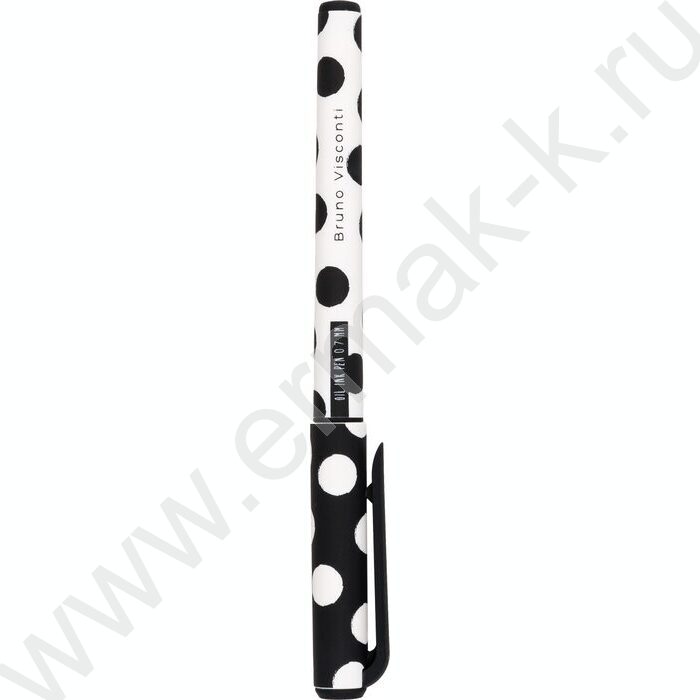 Ручка шар на масл.основе 0,7мм синяя PrimeWrite. Black&White | Фото 2