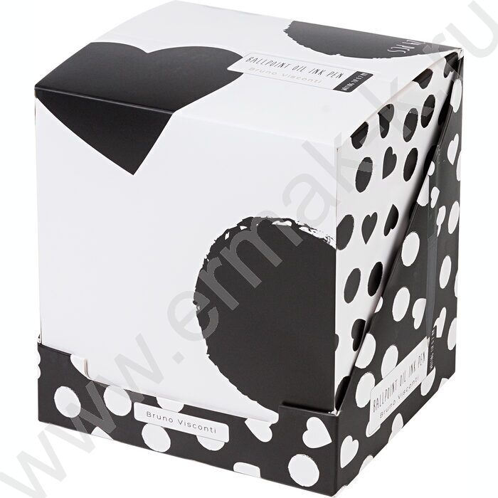 Ручка шар на масл.основе 0,7мм синяя PrimeWrite. Black&White | Фото 6