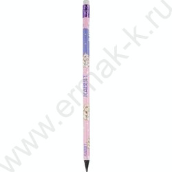 Карандаш пластиковый  с ластиком  HB Kids Color. Кролик | Фото 1