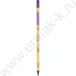 Карандаш пластиковый  с ластиком  HB Kids Color. Лисёнок | Фото 1