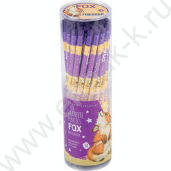 Карандаш пластиковый  с ластиком  HB Kids Color. Лисёнок | Фото 4