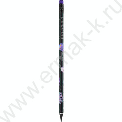 Карандаш пластиковый  с ластиком  HB Black Excellence. Octopus | Фото 1