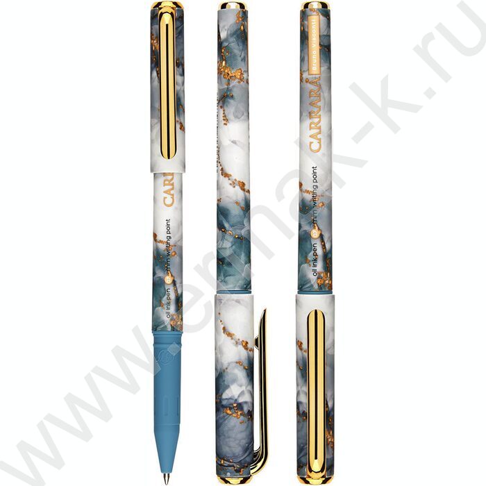 Ручка шар на масл.основе 0,7мм синяя Carrara.Bright | Фото 1