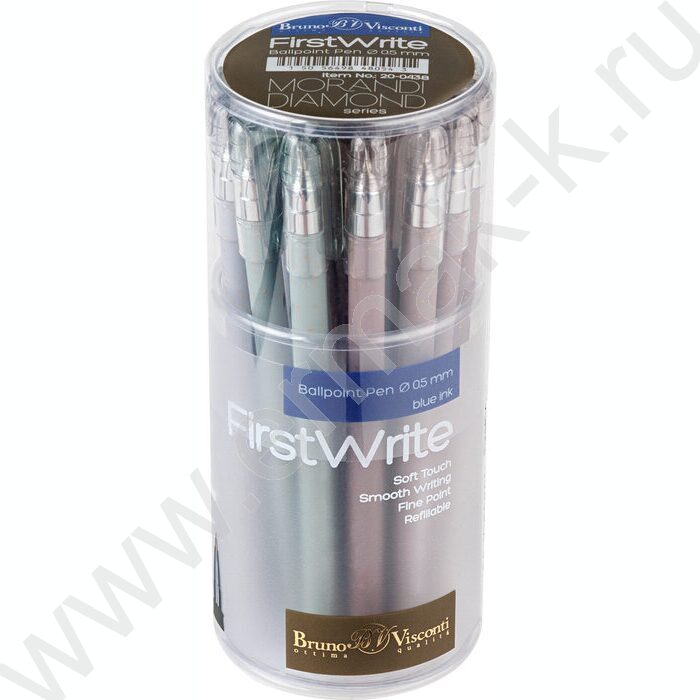 Ручка шар FirstWrite. Morandi diamond 0,5мм | Фото 8