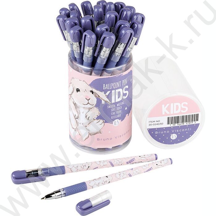 Ручка шар MagicWrite. Kids. Кролик синяя 0,5мм | Фото 3